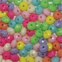 Round Pastel Beads - - Dala