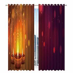Hitecera Website Banner Design Realistic Big Window Curtains For Kitchen Curtains 55" X 45"