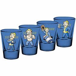 Official Licensed Fallout - Premium Shot Glass Set 4 Pack