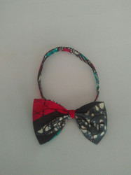 Ntanjane Bow Tie - Red And Brown