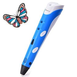3D Printing Pen For Kids Juboury Jby-i 3D Portable Drawing Pen printer For Model Printing Art Design Diy And Crafts Drawing--compatible With 1.75MM Abs And