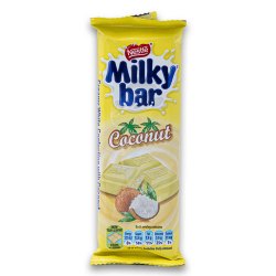Nestle Milky Bar White Chocolate Slab 80G - Coconut