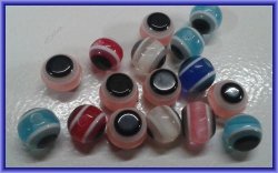 Multi Colour Acrylic Rounds 6MM - Pack Of 20.