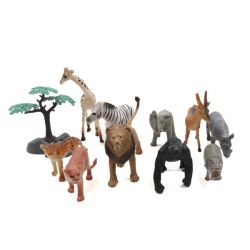 Wild Animals & Farm Animals Playset: 30 Pieces