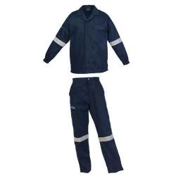 Pinnacle Welding & Safety Conti Suit Safety Overall With Reflective Tape D59 Flame Retardant & Acid Resist SIZE-44