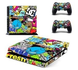 Skin-nit Decal Skin For PS4: Sticker Bomb