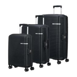 American Tourister Lift Off Luggage Set 3 Pce-blk ME5 09904