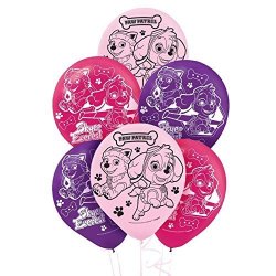 Pink Paw Patrol Girl Party Supplies Latex Balloons 6