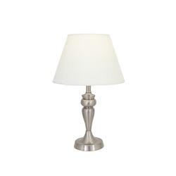 Eurolux Hampshire Table Lamp 280MM Satin Chrome