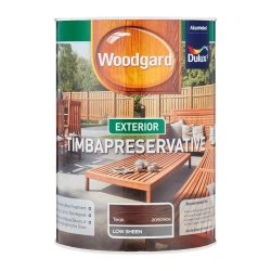 Dulux Wood Varnish Exterior Woodgard Timbapreservative Teak 5L