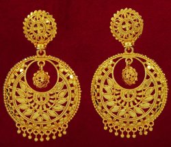 18K Gold Plated Ethnic Bollywood Drop Dangle Earring Set Traditional New Jewelry IMRB-BSE130A