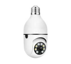 Light Bulb Security Camera 1080P Wireless Wifi Light Bulb Camera 355 Degree Pan tilt Panoramic Surveillance Camera