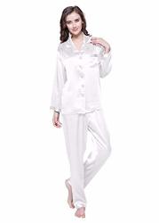 Deals on LilySilk Silk Pajamas For Women Comfy Two Piece Set Long