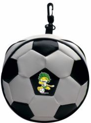 Official Fifa 2010 Licensed Product Cd Wallet Zakumi Running Pose:holds 24 Cd Or DVD With Zipper And Hook-purchase As A M??moire Of The
