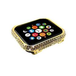 Bling-bling Crystal Diamond Watch Bezel Cover Compatible With Apple Watch Series 4 40MM Generation Gold 40MM