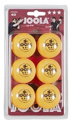 Joola Rossi 3-STAR Table Tennis Balls 6 Pack - Orange