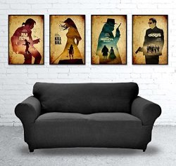 A3 A4 Sizes Reservoir Dogs Vintage Movie Poster Canvas Framed Art Print