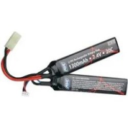 17206 Lipo Double-stick Airsoft Battery 7.4V 1300 Mah
