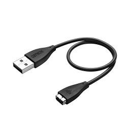 Getwow Replacement USB Charger Cable for Fitbit Charge HR in Black