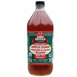 Bragg Organic Apple Cider Vinegar Blends Honey Blend 32 Ounce