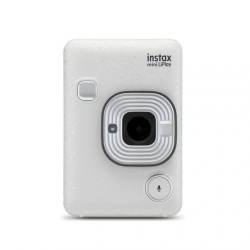 Fujifilm Instax MINI Liplay Hybrid Instant Camera Stone White