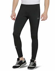 Baleaf Men's Outdoor Thermal Cycling Running Tights New Black Size S