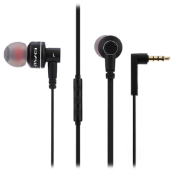 Awei Es-10ty Universal Hifi Metal Heavy Bass Wired Earphone For Iphone Samsung