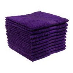 Recycled Ocean& 39 S Yarn Guest Towels 380GSM 33X050CMS Violet 200 Pack