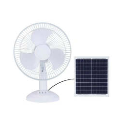 12-INCH Solar Rechargeable Desktop Fan FS-799