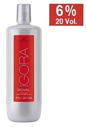 Schwarzkopf Igora Royal Oil Developer With Free Sleek Tint Brush 33.8 Oz 1000ML 6% 20 Volume