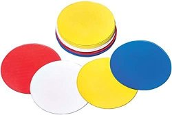 Mitre Soccer Sports Agility Discs Flat Space Markers Assorted Colour Set Of 20