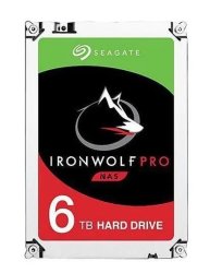 Seagate Ironwolf Pro ST6000NT001 6TB 3.5" Hdd Nas Drives 7200 Rpm Sata 6GB S Interface 256MB Cache 550TB YEAR Unlimited Bays