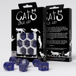 Cats Modern Dice Set - Meowster