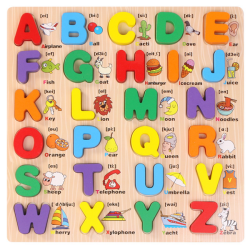 Educational Alphabet Letters Learning Puzzle - Capital