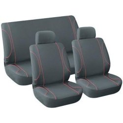 Stingray 6 Pcs Car Seat Cover Set - Black blue