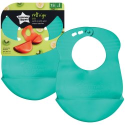Tommee Tippee - Explora Roll N Go Bib Supplied Colour May Vary