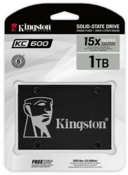 Kingston Technology - KC600 1TB 2.5 Inch Serial Ata III 3D Tlc Solid State Drive