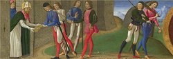 CaylayBrady Oil Painting 'domenico Ghirlandaio A Legend Of Saints Justus And Clement Of Volterra ' Printing On High Quality Polyster Canvas 16 X 47 Inch