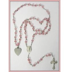 Catholic - Swarovski - Sterling Silver Rosary
