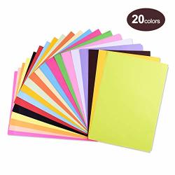 Colored Paper Colored A4 Copy Paper Crafting Decorating Cut-to-size Paper 100 Sheets 20 Colors For Diy Art Craft 20 30CM