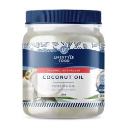 LIFESTYLE FOOD Organic Odourless Coconut Oil 1L