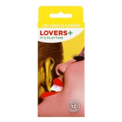 Lovers+ Coloured And Scented Condoms 12