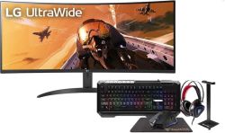 LG Ultrawide 34WQ60C Curved Monitor & Gaming Set
