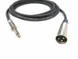 15 Foot Pro Audio Xlr Male To 1 4 Inch 6.35MM Ts Mono Cable By Custom Cable Connection
