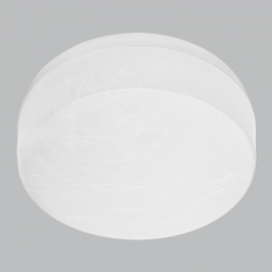 Bright Star Lighting - Round Cheese Fitting With Alabaster Polycarbote Cover - L