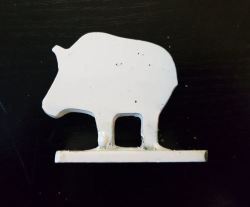 Steel Knock Down Target Pig Heavy Duty Made In Sa