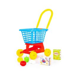 Shopping Trolley With Food And Grocery Set