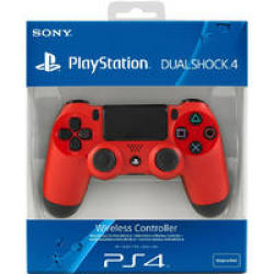 Sony Playstation Red 4 Dualshock Magma Controller