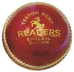 Readers County Supreme Leather Cricket Ball - 113GM - Red