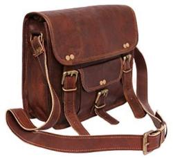Messenger Bag 13" Inch Crossbody Bag Genuine Leather Laptop Bag Handmade Satchel Bag Office Bag